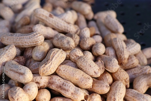 Boiled peanuts at street food