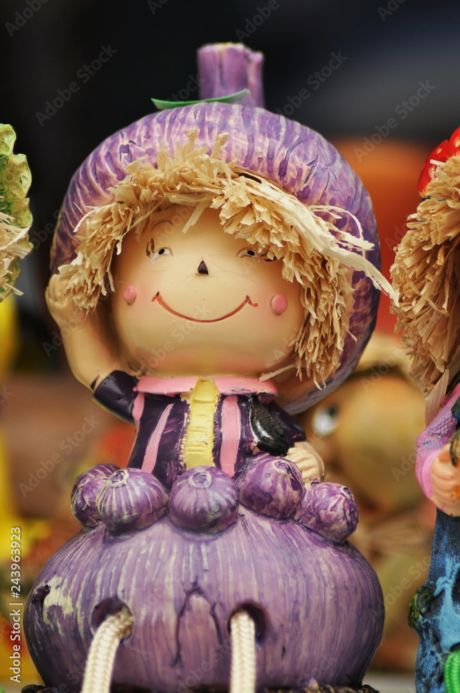 Fototapeta premium doll in market