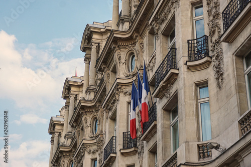 French Flags and Architecture