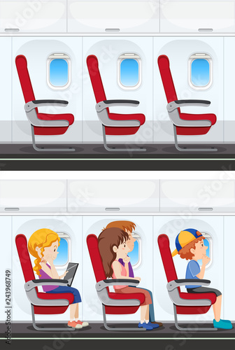 Set of plane interior