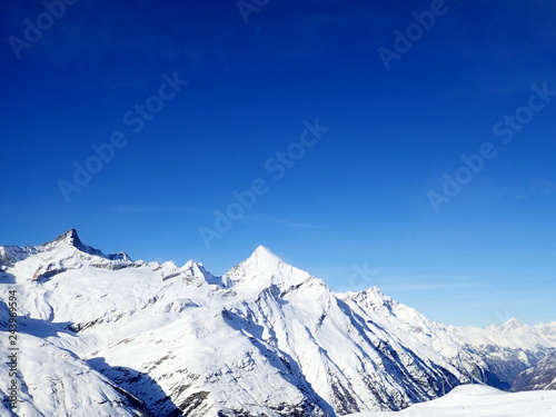 Switzerland landscape during winter