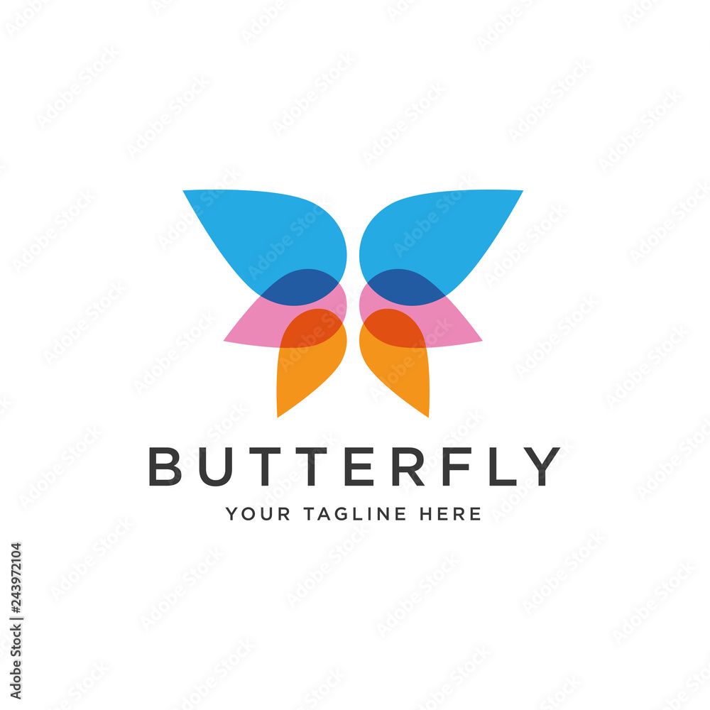 Beauty Butterfly Logo Template Vector icon design - Vector Beauty Butterfly Logo Template Vector icon design - Vector