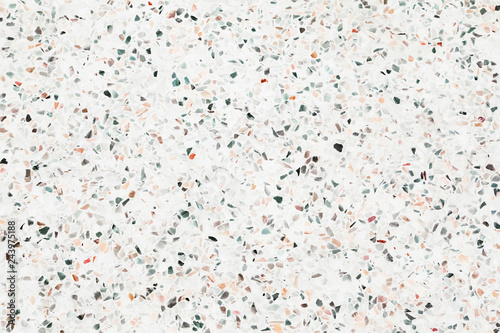 terrazzo floor or marble beautiful old texture, polished stone wall for background photo