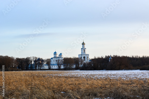 View of the Yuriev Monastery. Velikiy Novgorod photo