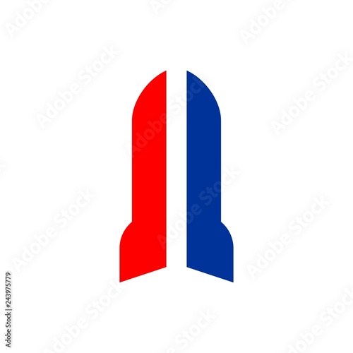 rocket vector logo.