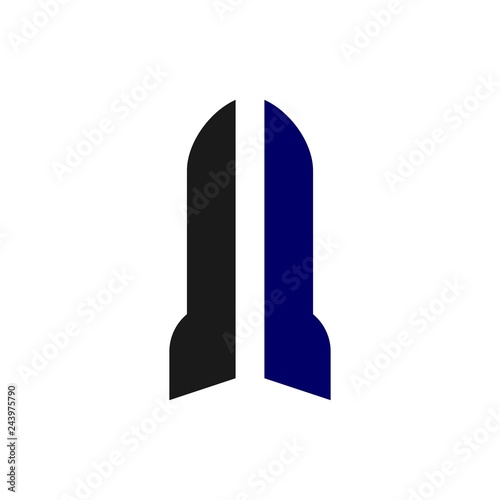 rocket vector logo.