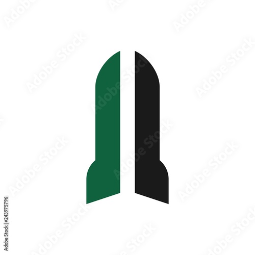 rocket vector logo.