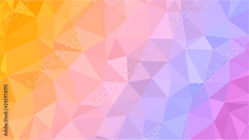 Color Polygonal Mosaic Background, Low Poly Style, Vector illustration, Business Design Templates, Shining polygon pattern, geometric image in Origami style with gradient. Bright template for web site