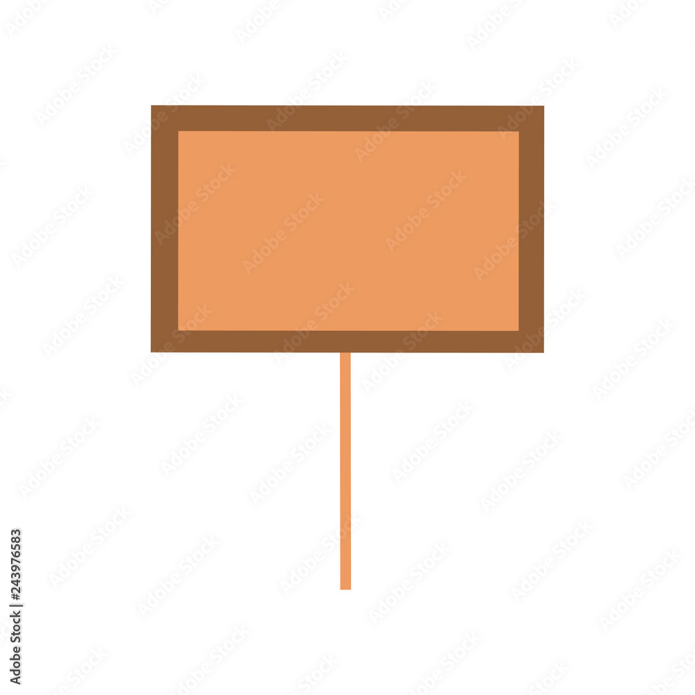 Obraz premium tag of wood isolated icon