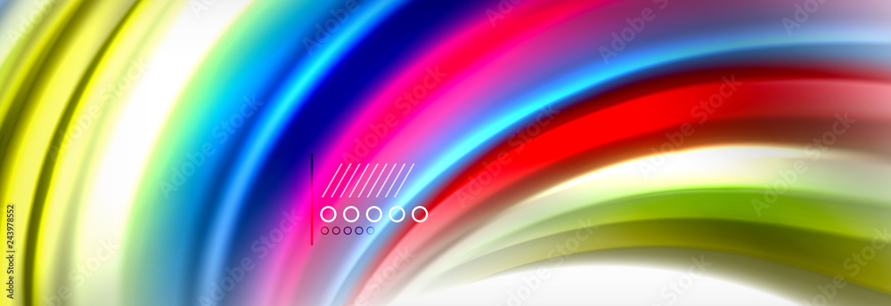 Smooth liquid blur wave background, color flow concept, illustration Smooth liquid blur wave background, color flow concept, illustration