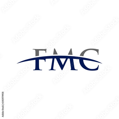 letter F M C vector logo. photo