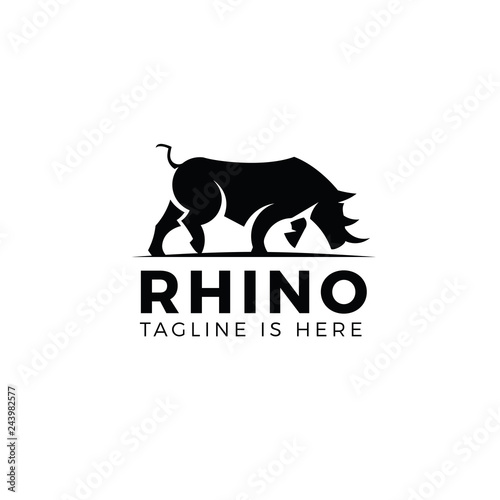 Rhino logo template