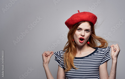the woman in the beret is beautiful © SHOTPRIME STUDIO