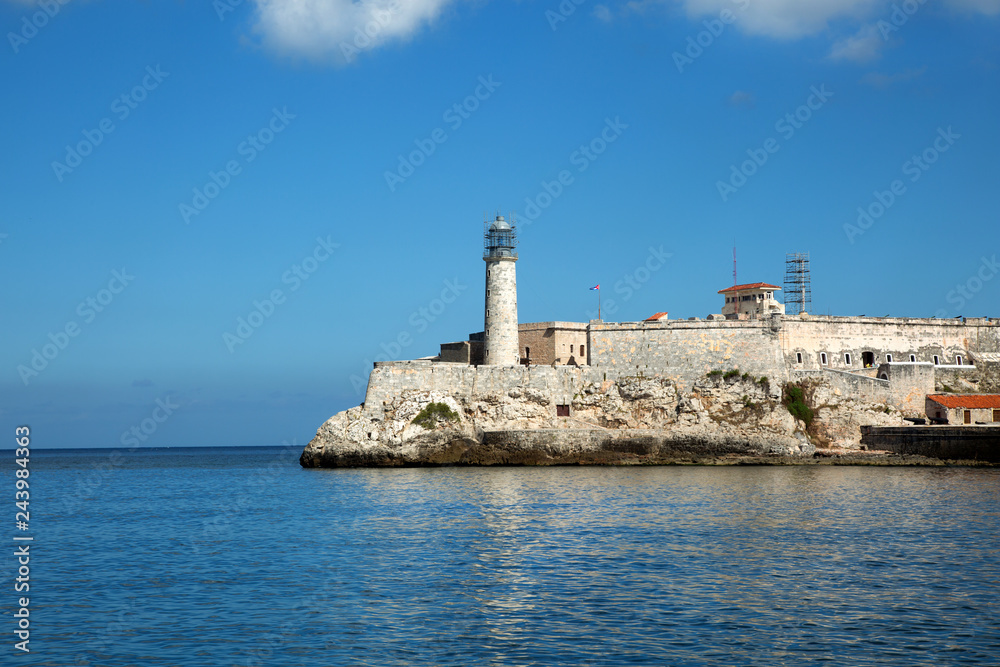 Castillo Del Morro lighthouse in Cuba