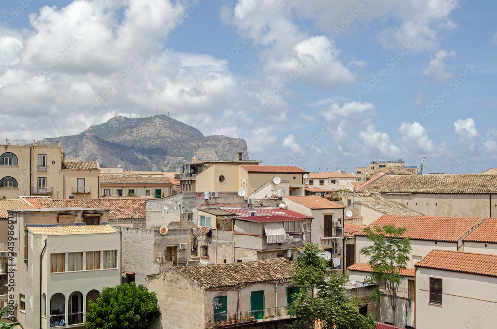 Rooftops of old Palermo