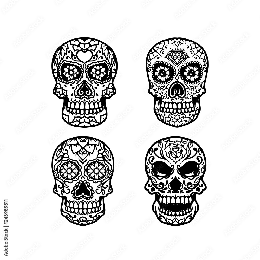 Obraz premium Sugar Skull