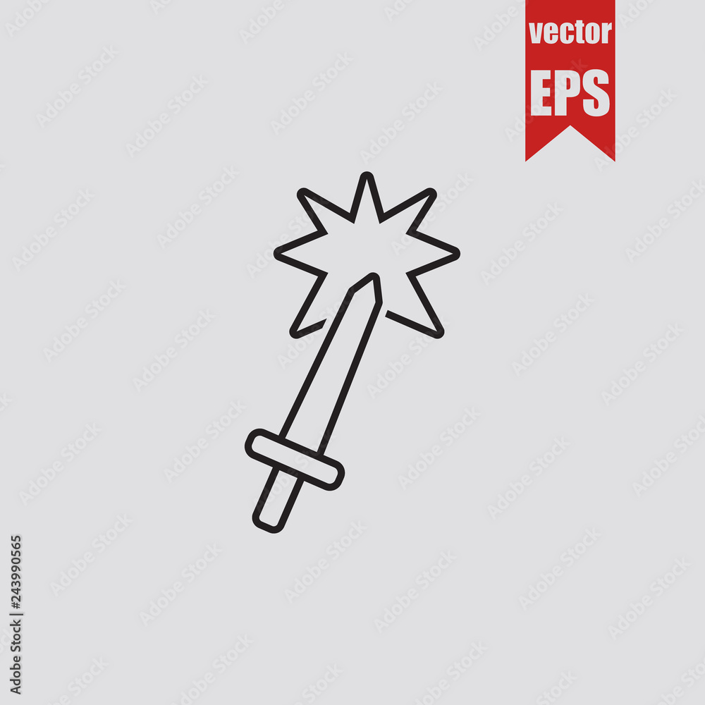 Obraz premium Sword icon.Vector illustration.