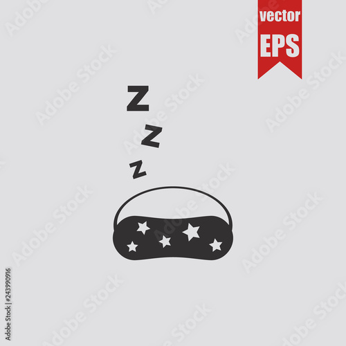 zzz sleep icon.Vector illustration.