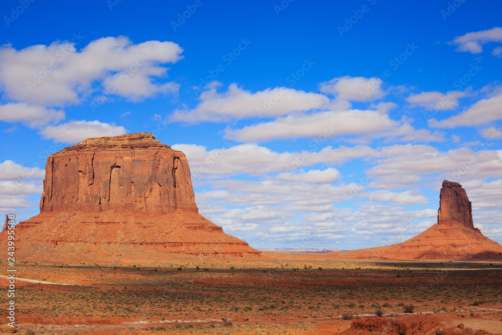 Panorama with famous Buttes of Monument Valley from Arizona, USA. Panorama with famous Buttes of Monument Valley from Arizona, USA.