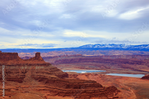 Panoramic view of famous Dead Horse Point State Park, Utah