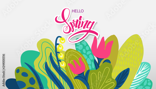 Hello Spring banner