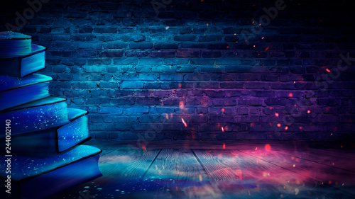Fantasy with books, magic l...