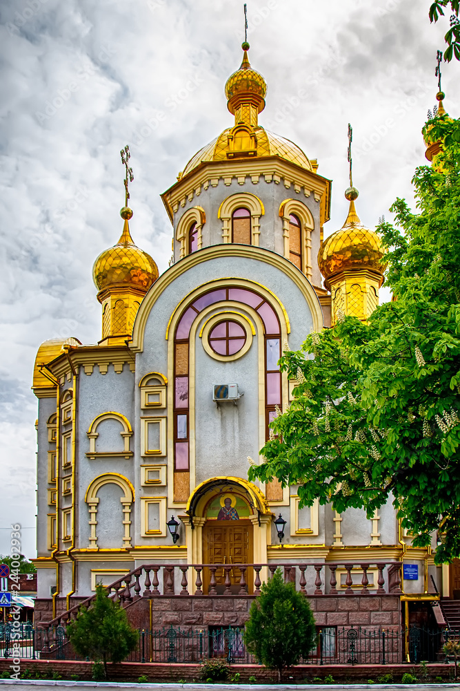 Fototapeta premium Orthodox Church of St. Nicholas in Donetsk