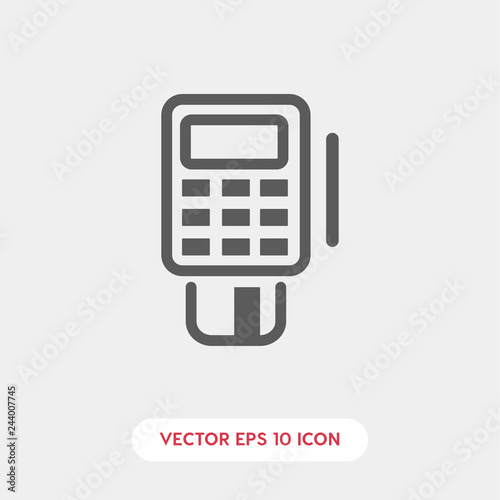 pos terminal icon vector