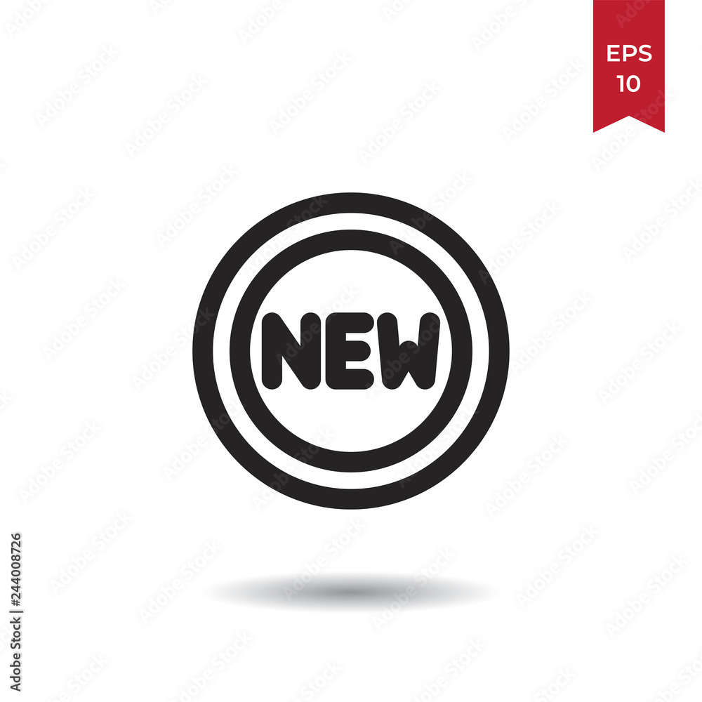 Obraz premium New vector icon