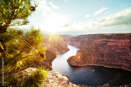 Tableau sur toile Flaming Gorge