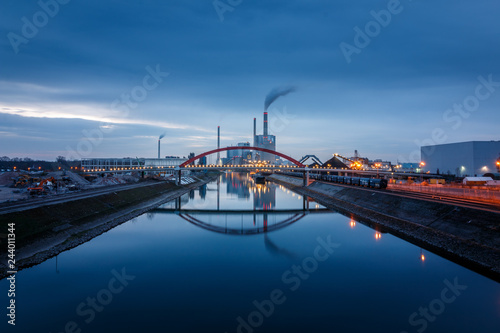 Das Großkraftwerk, Kohlekraftwerk in Mannheim, Deutschland