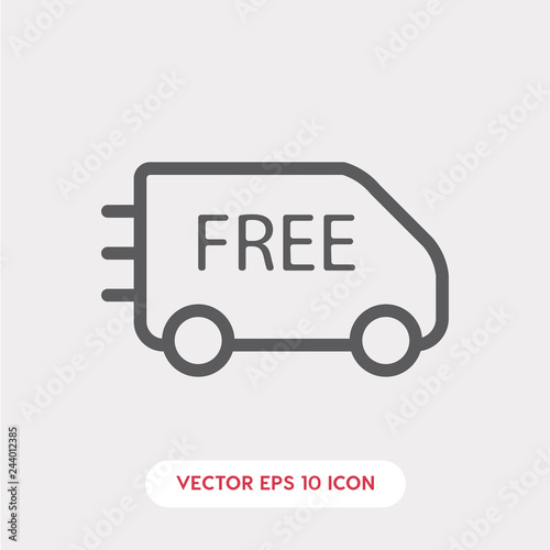 free delivery icon