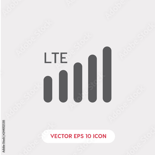 lte internet  icon vector