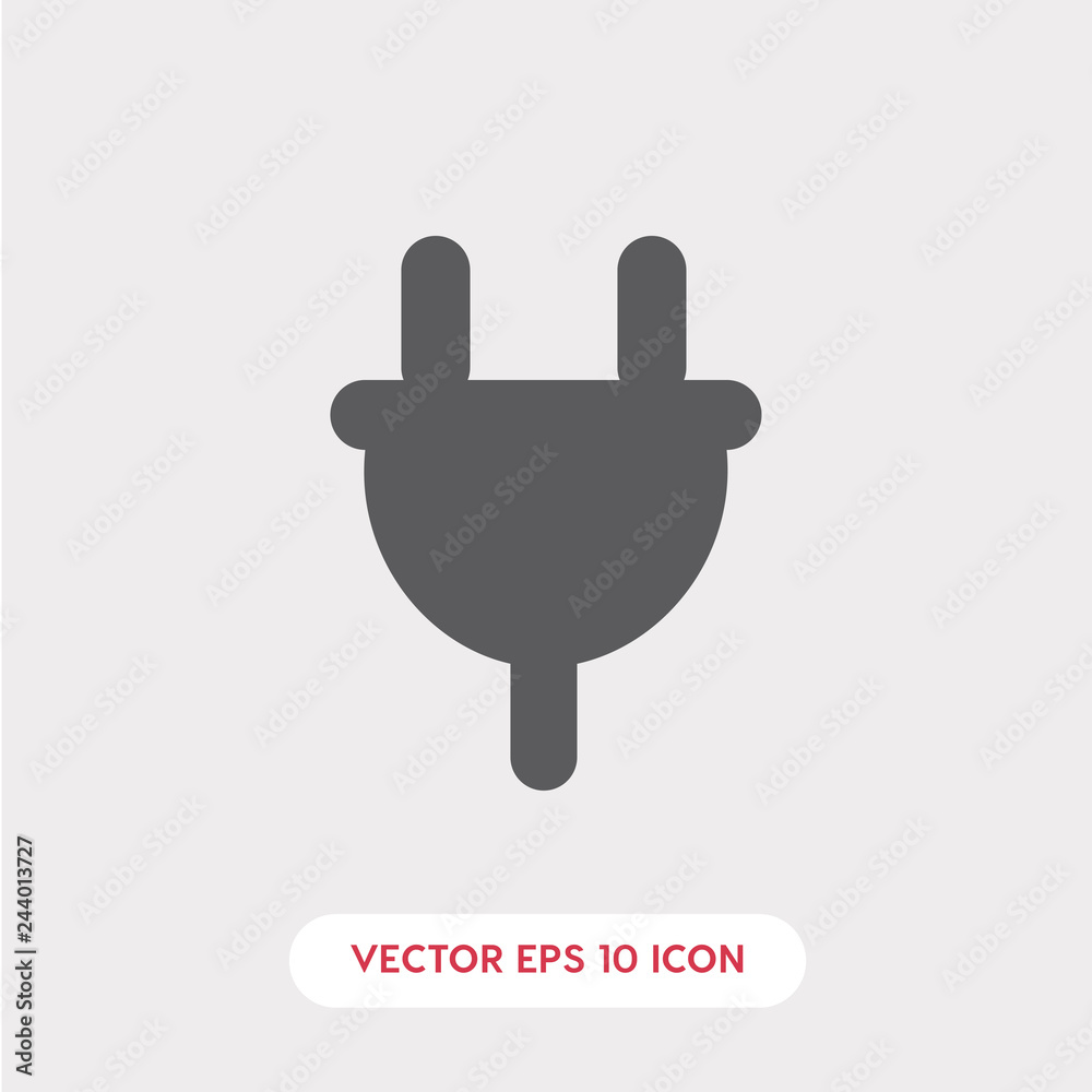 electric plug icon vector electric plug icon vector