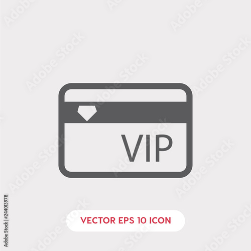 vip ticket icon. vip ticket vector symbol. Linear style sign for mobile concept and web design. vip ticket symbol illustration. Pixel vector graphics - Vector	