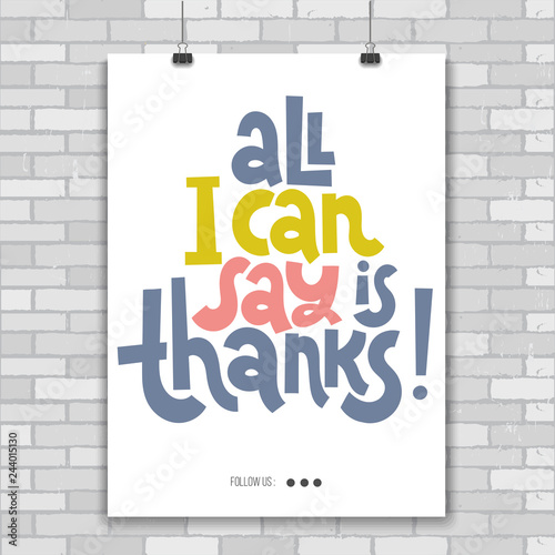 Thank you quotes and stickers © Sveta Evglevskaia