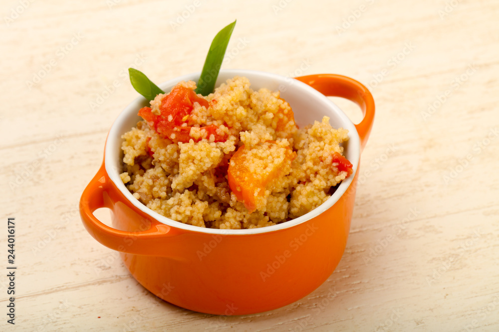 Couscous with meat