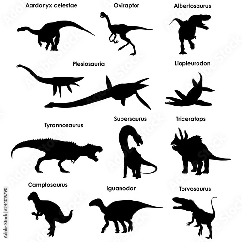 Dinosaur Silhouettes