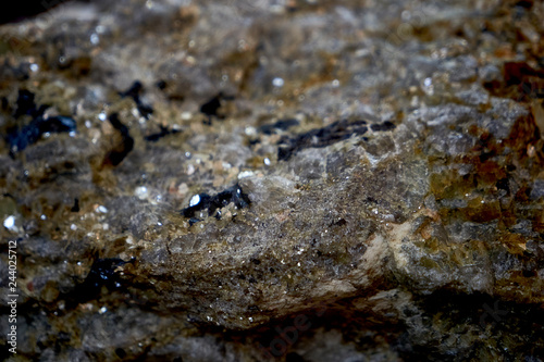 Abstract mineral stone texture background. Close up of a natural mineral.