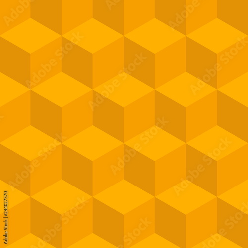 Pattern of rhombuses and circles on a brown background