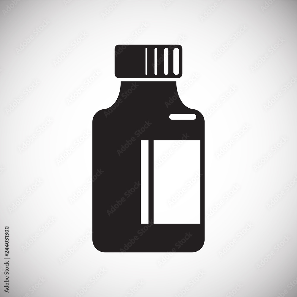 Bottle icon on white background for graphic and web design, Modern simple vector sign. Internet concept. Trendy symbol for website design web button or mobile app Bottle icon on white background for graphic and web design, Modern simple vector sign. Internet concept. Trendy symbol for website design web button or mobile app