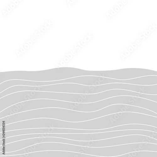wave line, vector illustration 