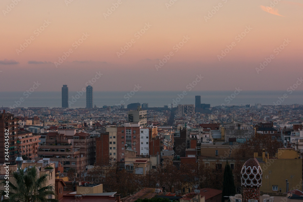 Skyline from Barcelona, Catalunya.
