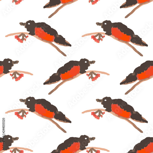 Watercolor seamless pattern...