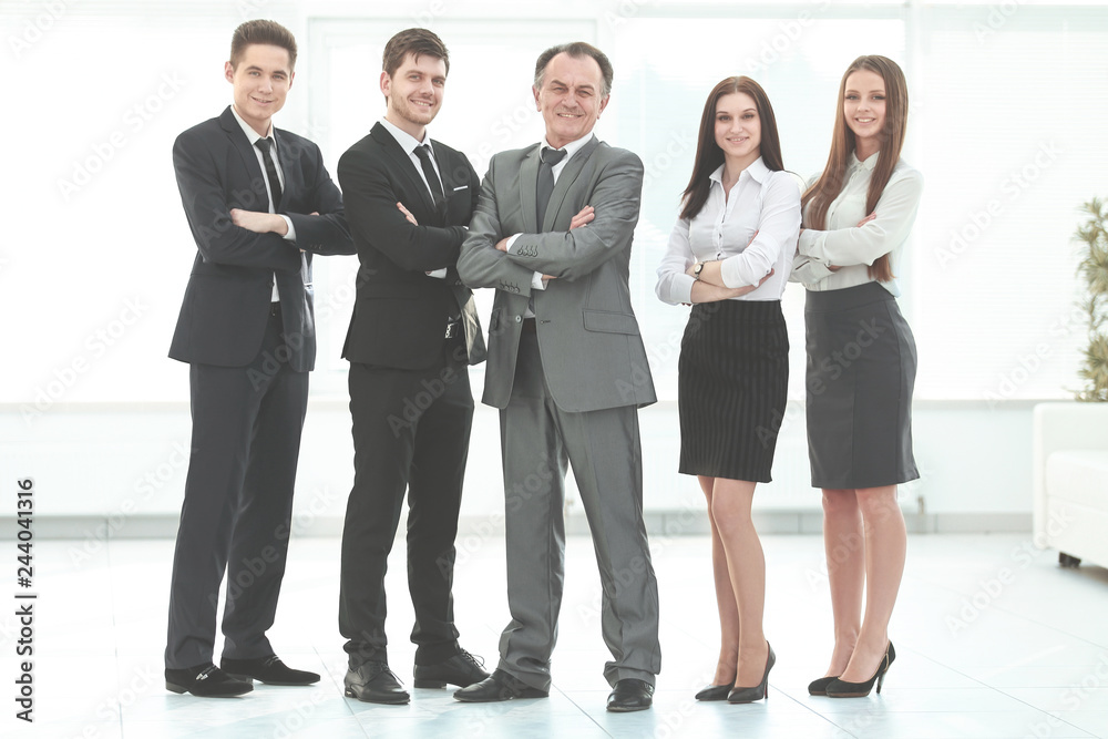 Fototapeta premium full growth.a group of successful business people
