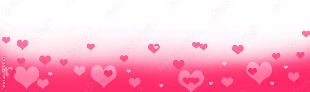 Valentine's Day, Mother's Day, Valentinstag, Valentin, Muttertag, Herz, Herzen, Liebe, rot, Banner, Header, Headline, Panorama, Textraum, copy space