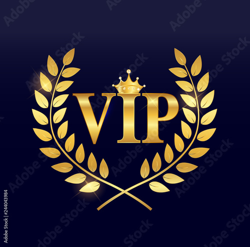 Abstract Luxury VIP Members Background Vector Illustration
