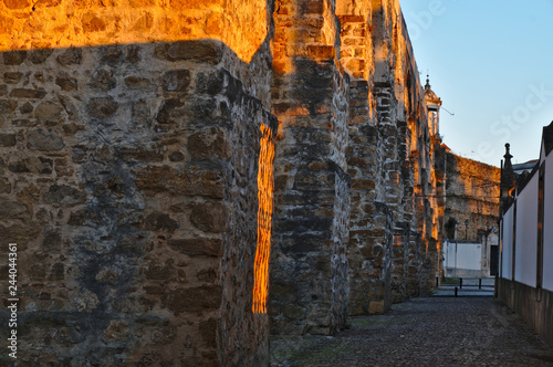 Ancient aqueduct of Coimbra in Portugal
