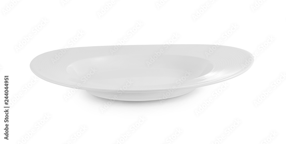 plate isolated on white background. plate isolated on white background.