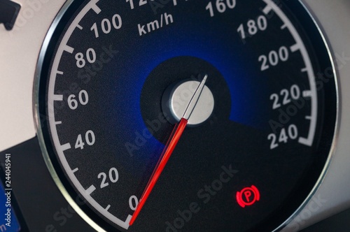 speedometer in a car